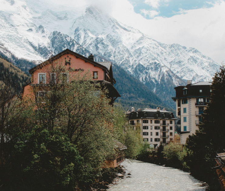 Chegada a Chamonix